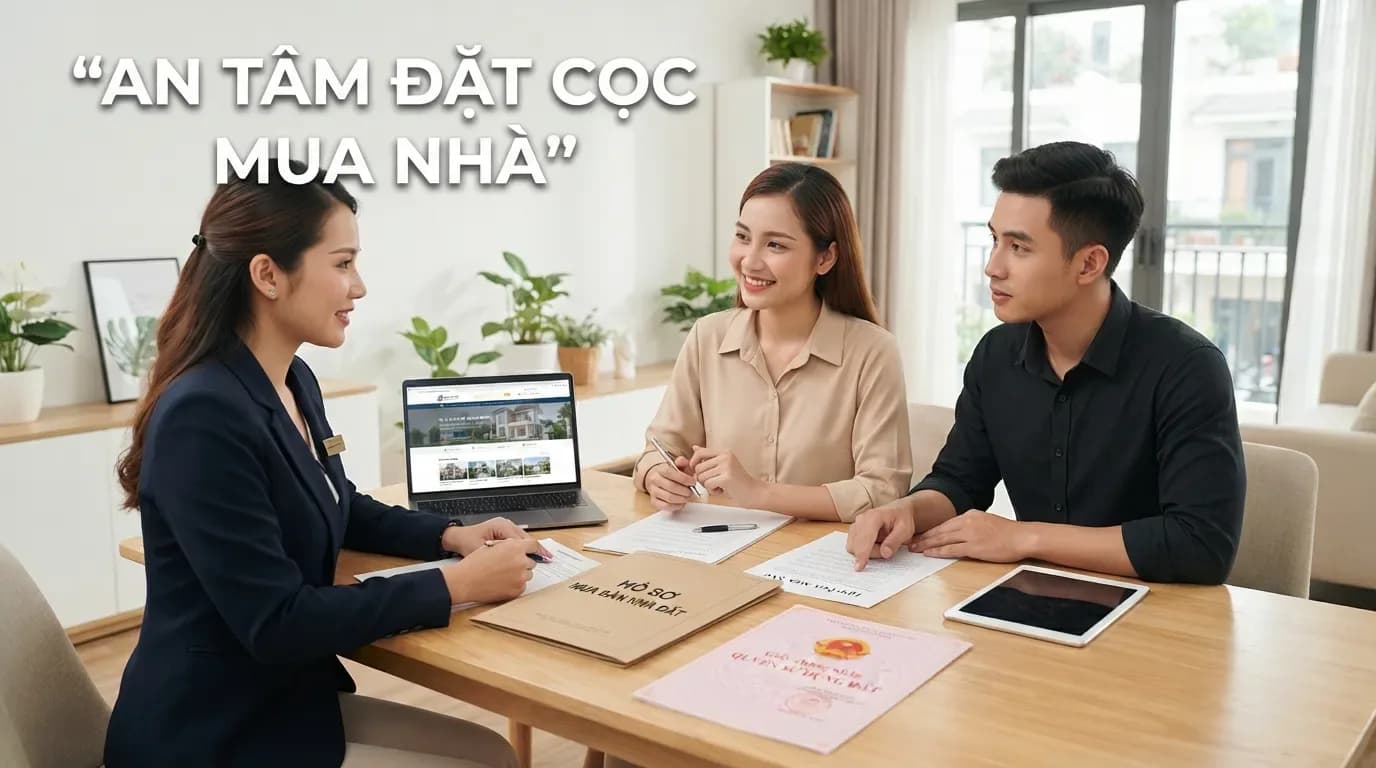 Đặt Cọc Mua Nhà An Toàn: Quy Trình, Số Tiền Nên Cọc Và Checklist Tránh Mất Tiền