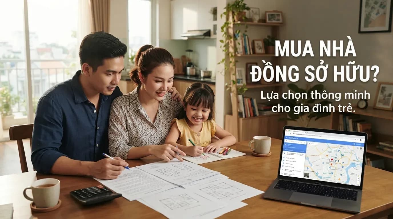 Mua nhà sổ chung: Rủi ro pháp lý, vay ngân hàng và những điều cần biết trước khi xuống tiền