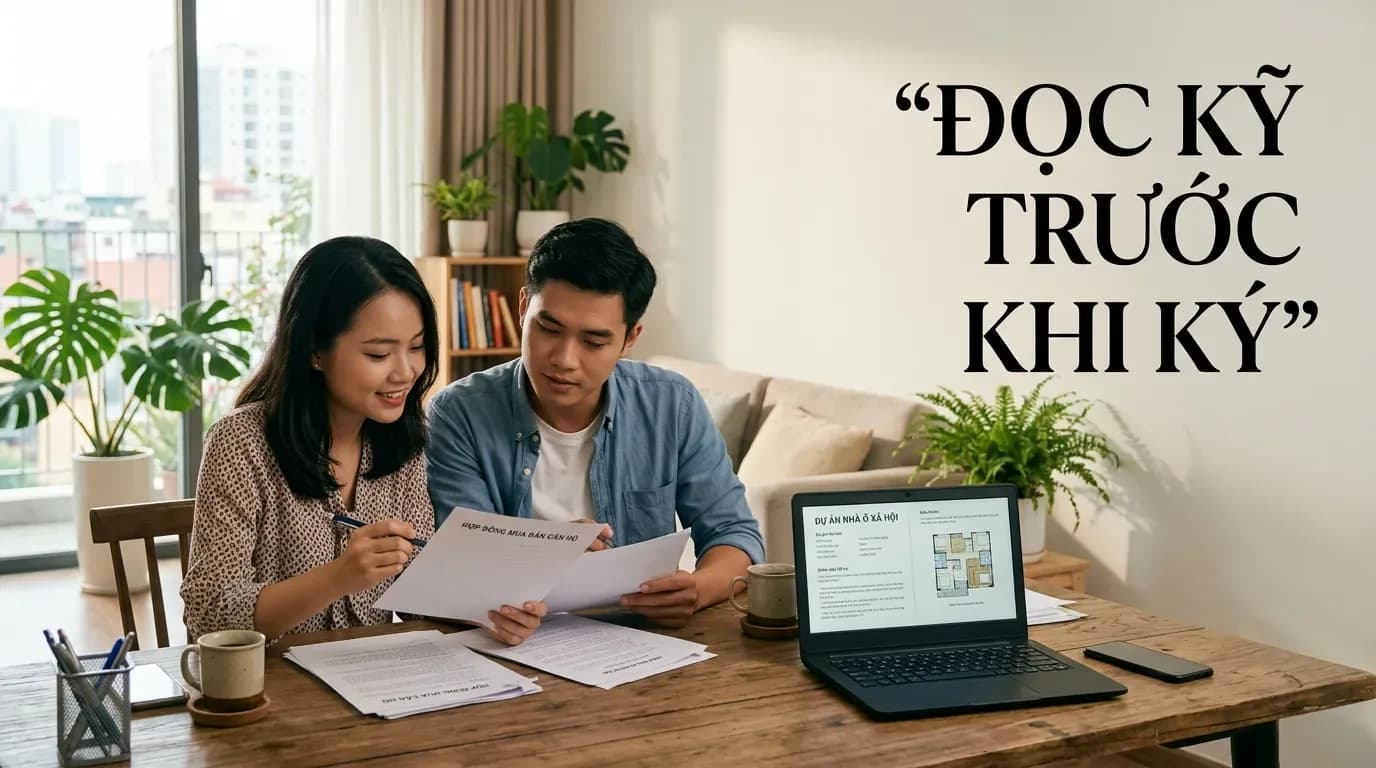 Hợp đồng mua bán nhà ở xã hội: Điều kiện ký, công chứng và quy định bán lại