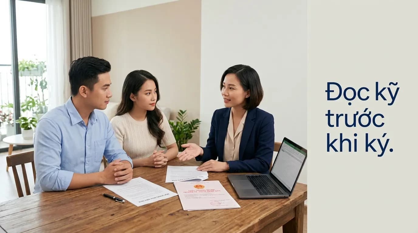 Điều khoản hợp đồng mua bán nhà người mua cần đọc kỹ trước khi ký
