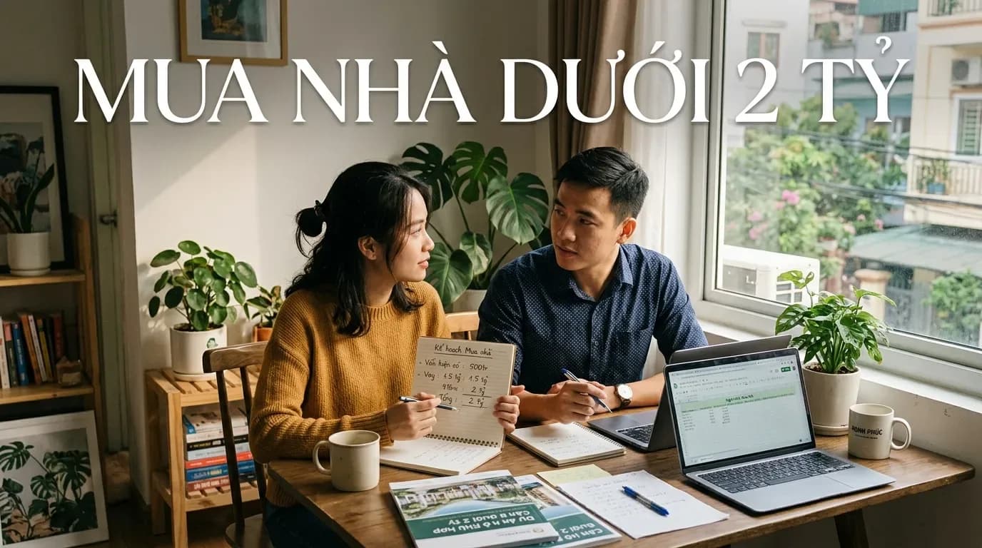 Kinh nghiệm mua nhà sổ hồng riêng dưới 2 tỷ tại TP.HCM: Chọn đúng khu vực, tránh mua nhầm rủi ro