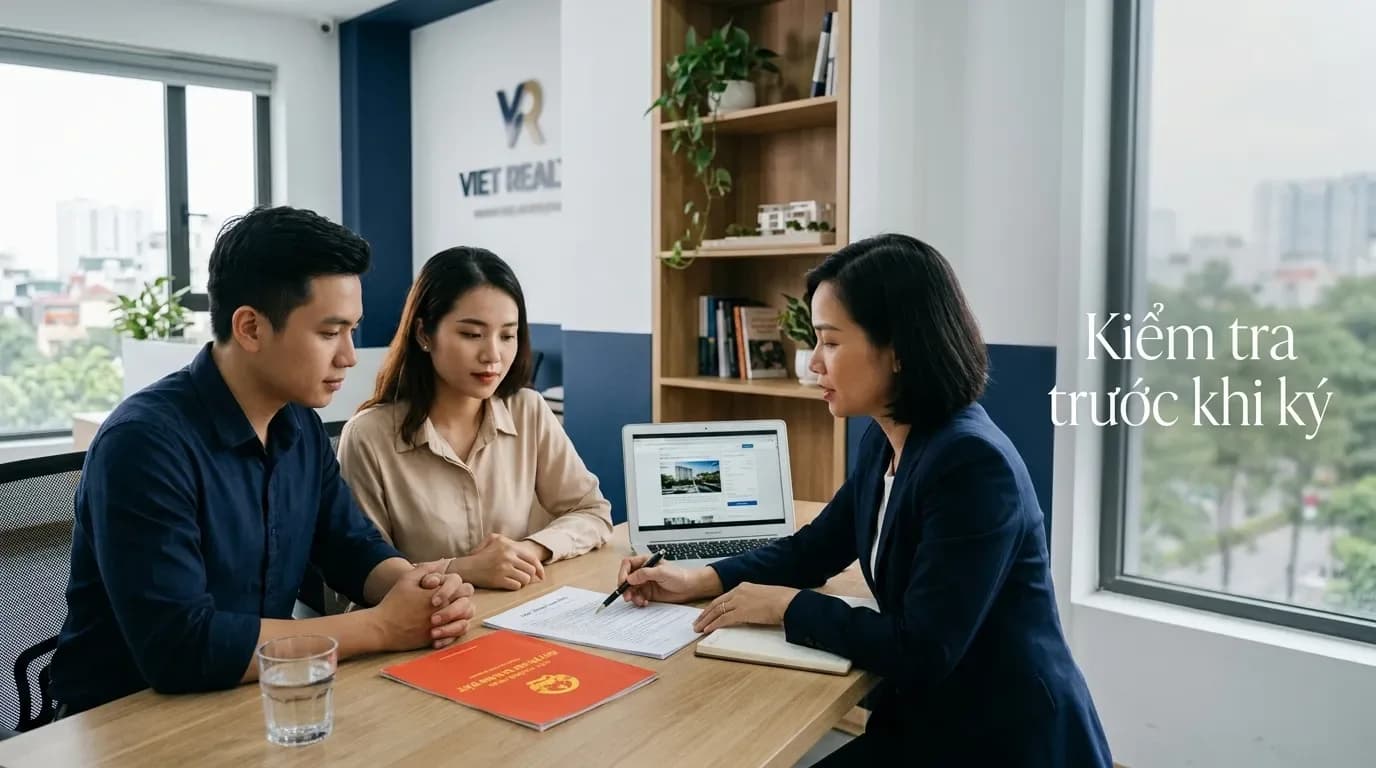 Hợp đồng mua bán nhà đất: Người mua cần kiểm tra gì trước khi ký?
