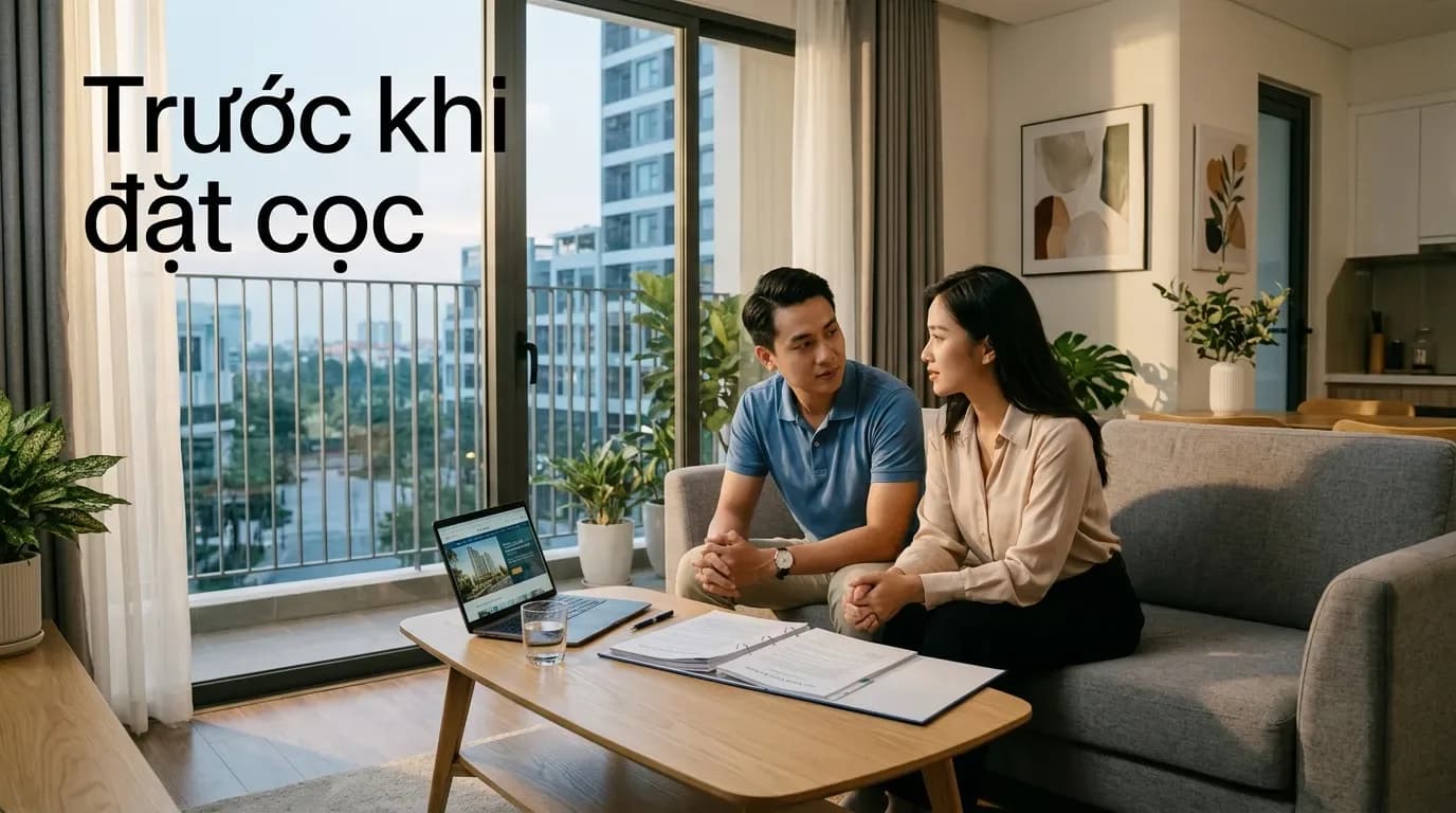 Đặt cọc mua nhà chung cư: Quy trình an toàn và những lưu ý không nên bỏ qua