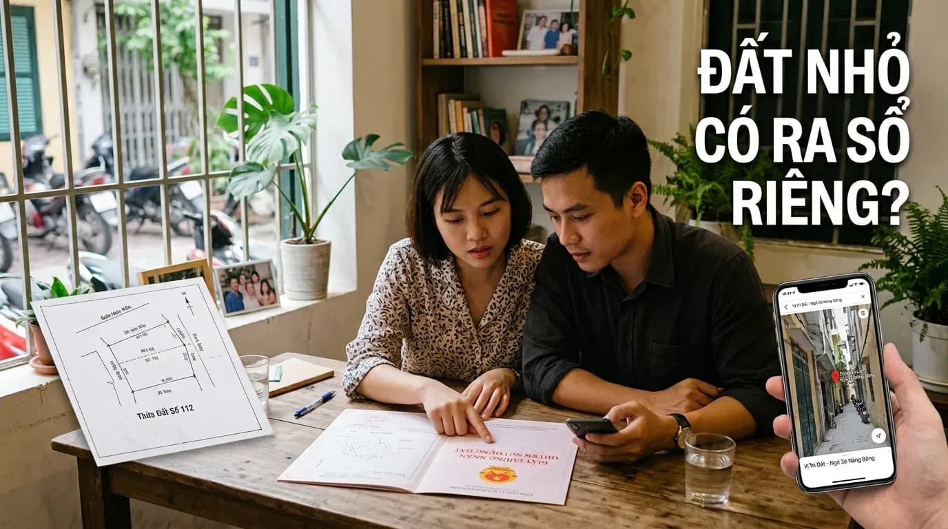 Diện tích đất tối thiểu cấp sổ đỏ và tách thửa: Người mua nhà cần kiểm tra gì trước khi xuống tiền?