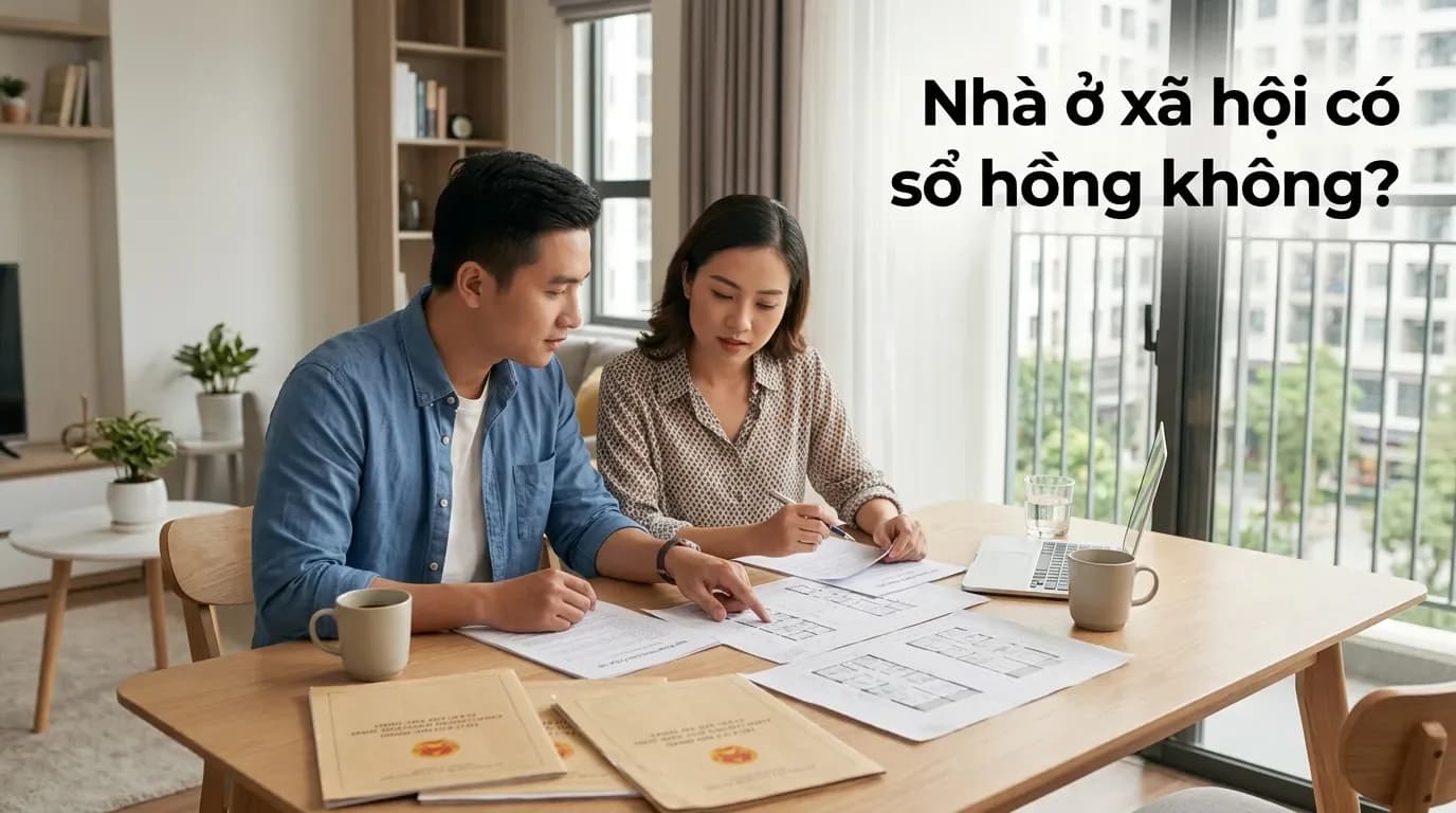 Nhà ở xã hội có sổ hồng không? Những điều người mua cần biết trước khi đăng ký