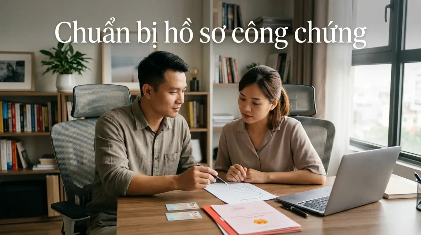Công chứng mua bán nhà có cần hộ khẩu không? Cách chuẩn bị hồ sơ để không phải đi lại