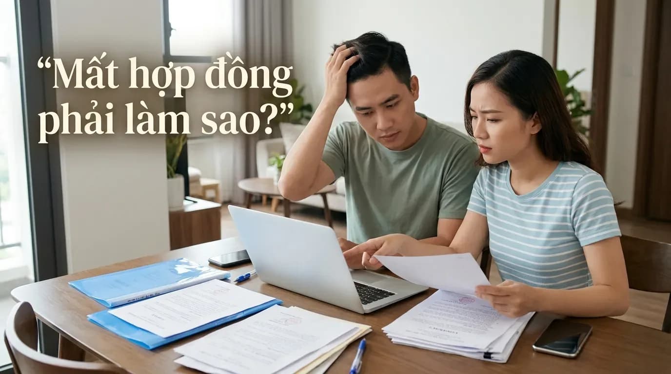 Bị mất hợp đồng mua bán nhà chung cư phải làm sao? Cách xin lại và tránh rủi ro