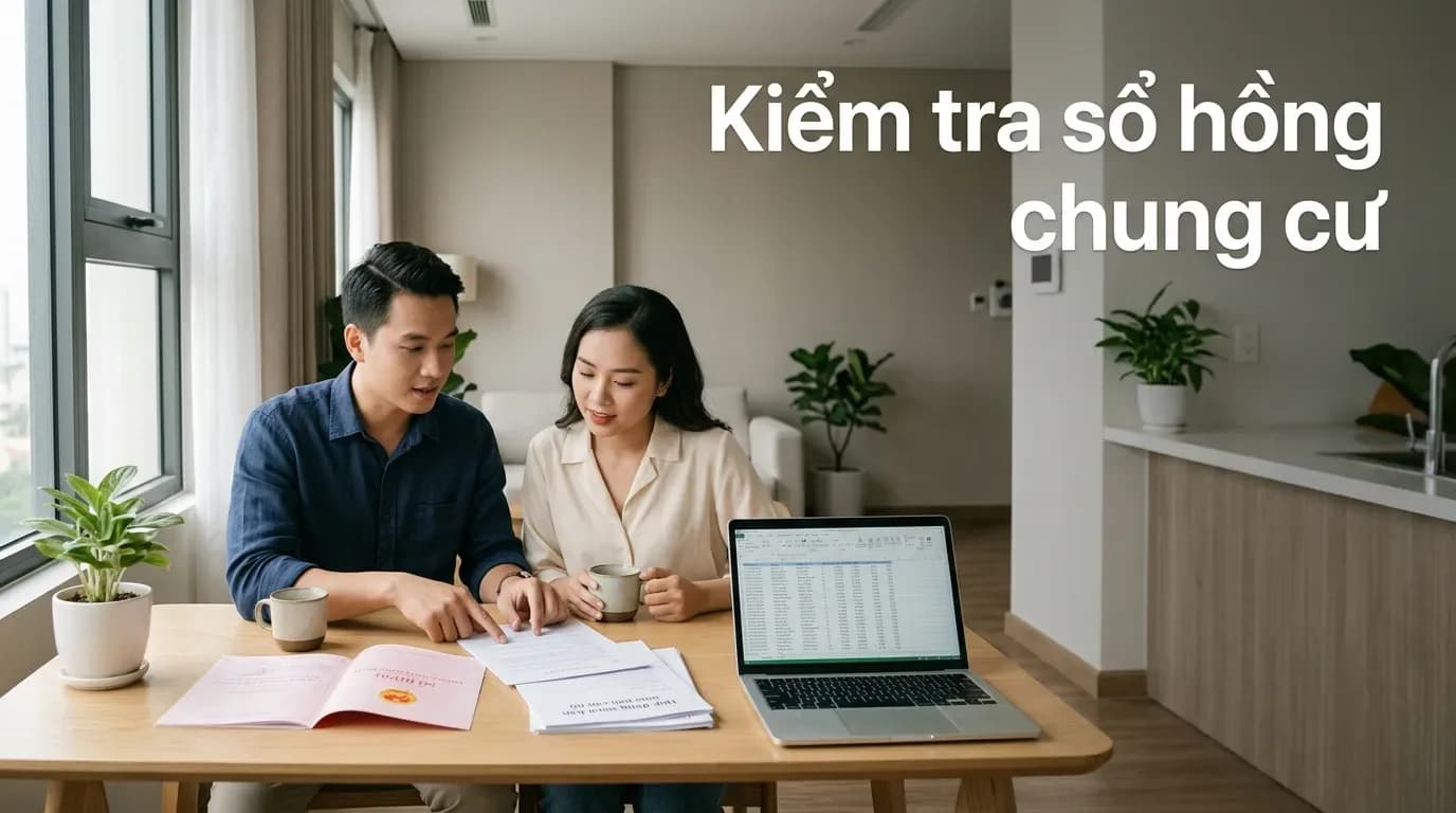 Kiểm tra sổ hồng chung cư trước khi mua: Checklist giúp hạn chế rủi ro