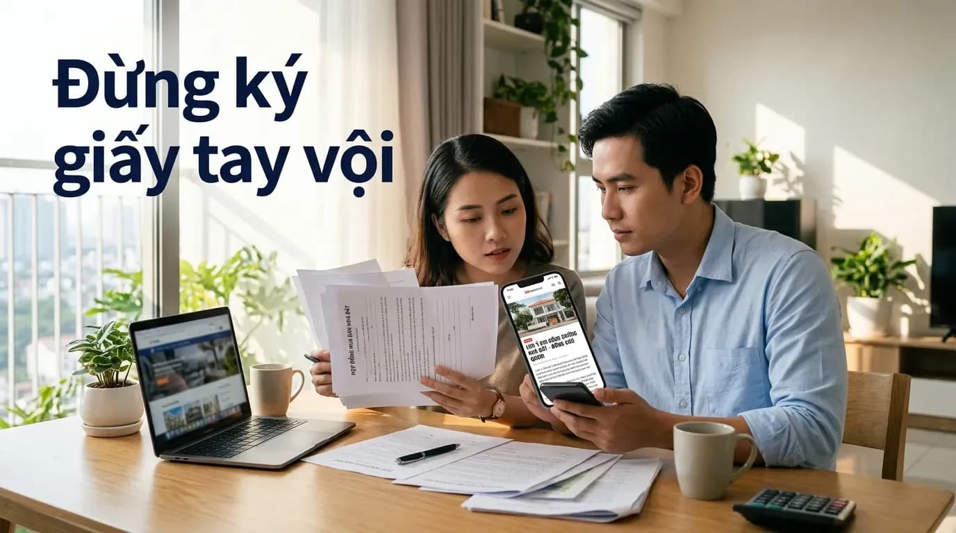 Bỏ công chứng mua bán nhà đất: Tin đồn sai và rủi ro hợp đồng viết tay