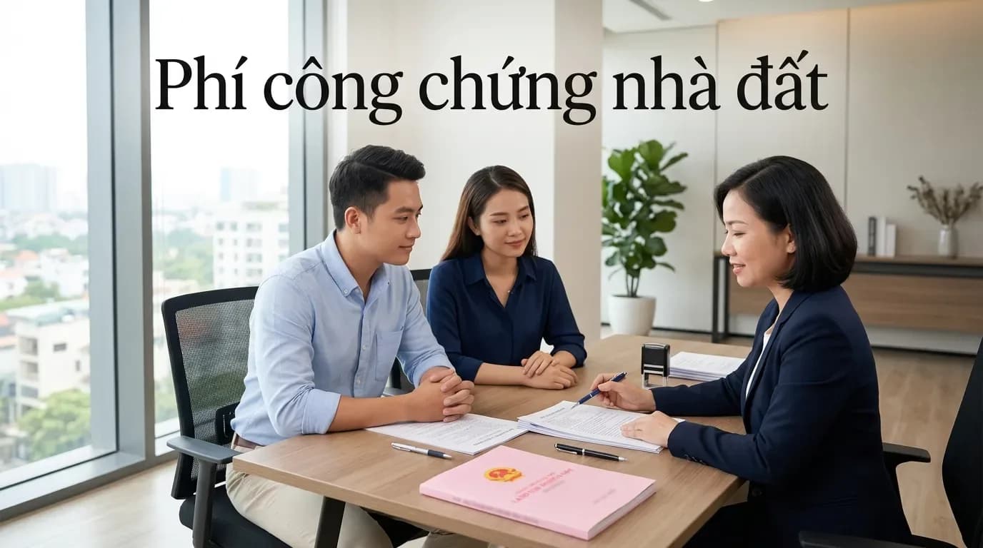 Phí Công Chứng Mua Bán Nhà Đất Là Bao Nhiêu? Cách Tính Và Bên Nào Chịu?