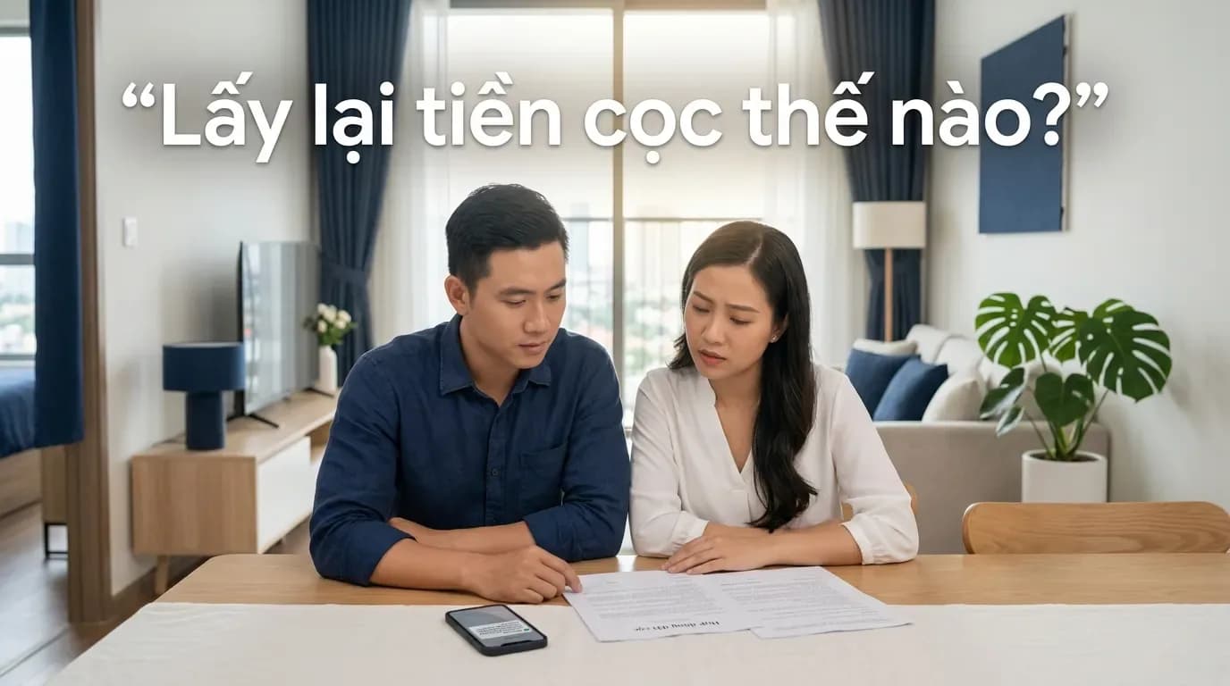 Cách lấy lại tiền đặt cọc mua nhà khi giao dịch thất bại