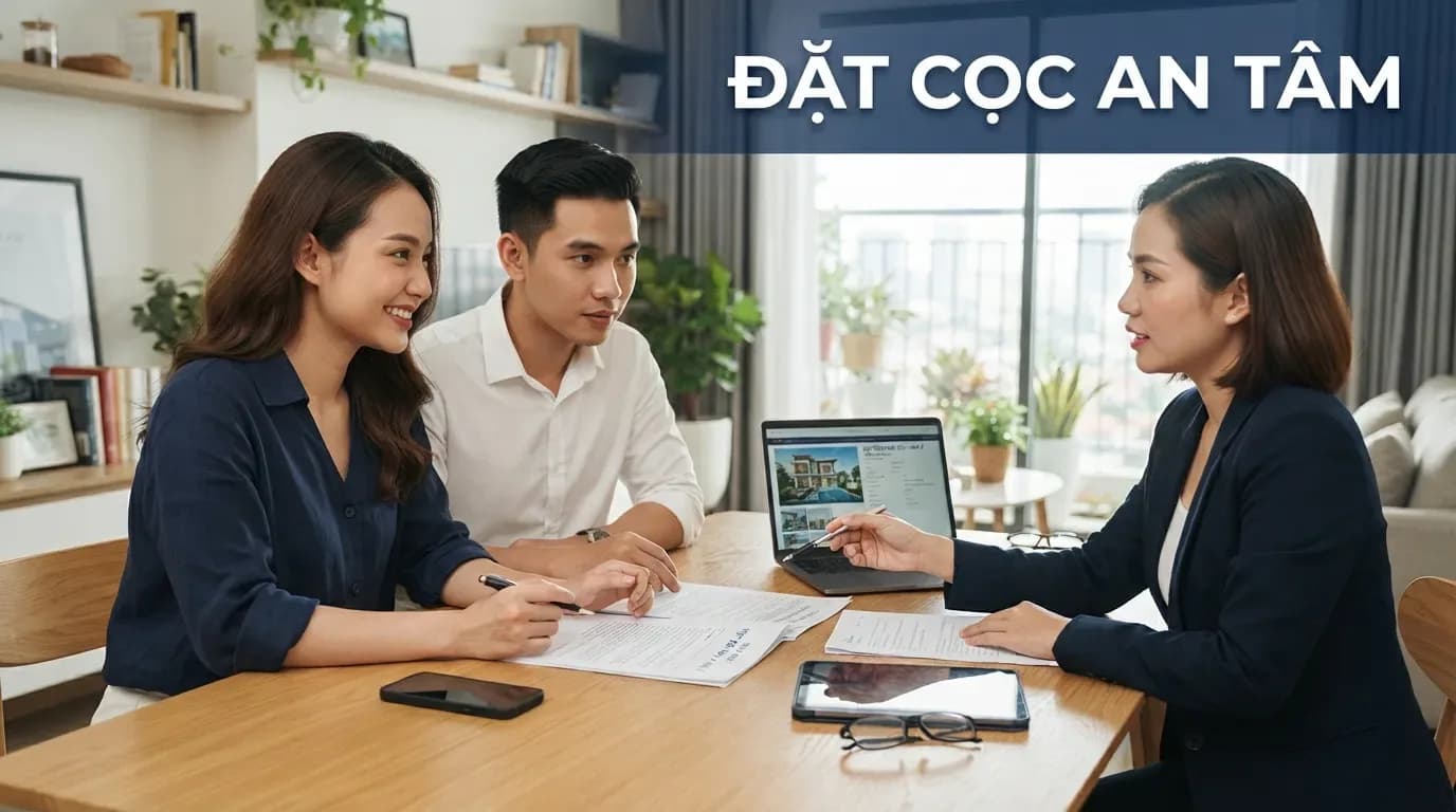 Hướng dẫn đặt cọc mua nhà an toàn: 7 bước giúp người mua tránh mất tiền oan