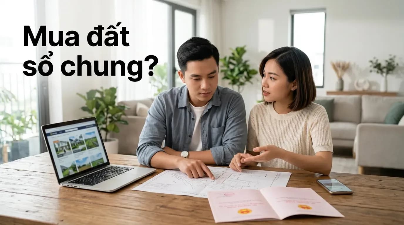 Có nên mua đất sổ chung không? 7 rủi ro cần cân nhắc trước khi xuống tiền