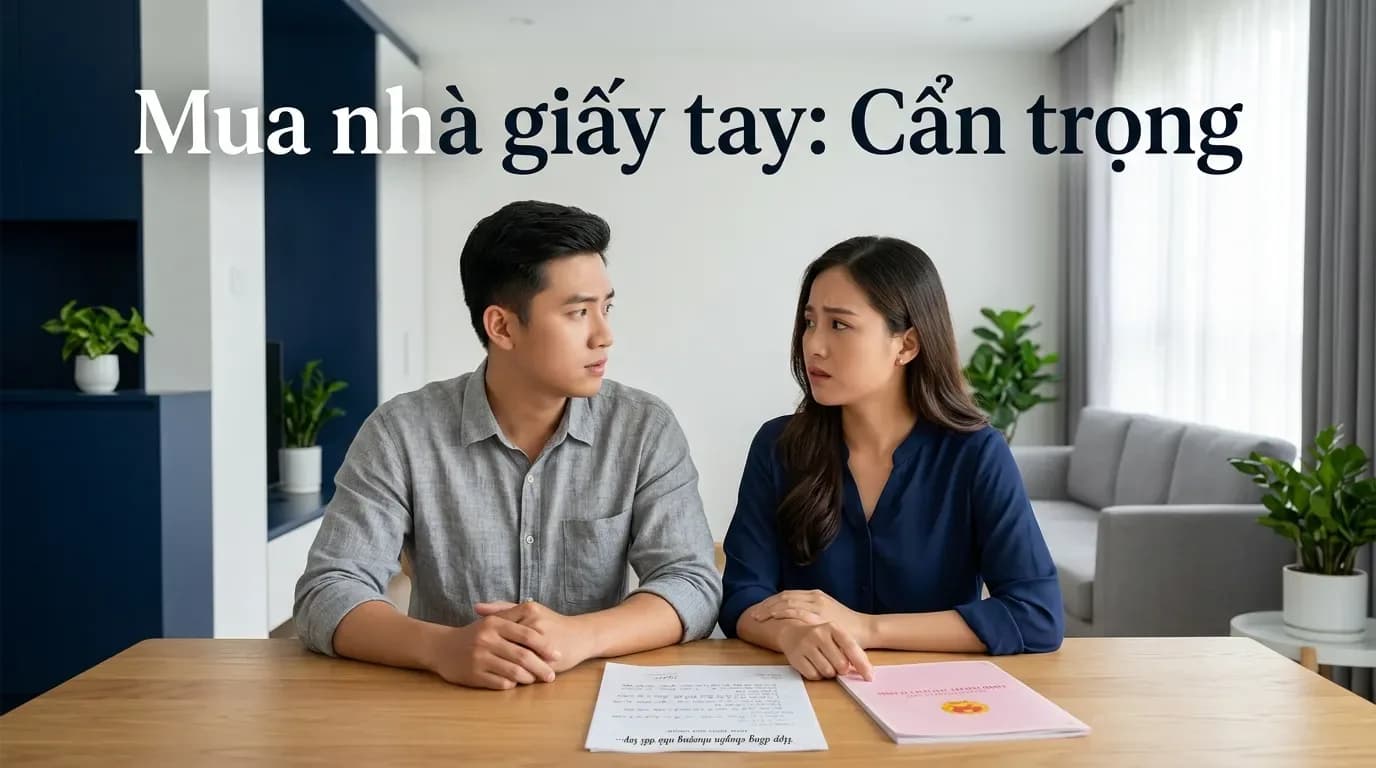 Mua bán nhà đất bằng giấy viết tay: Có sang tên được không, rủi ro mất tiền ra sao?
