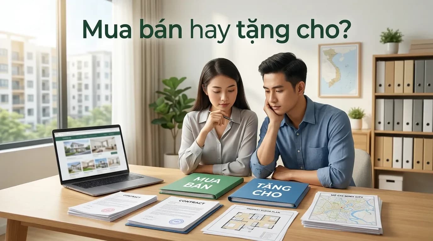 Hợp Đồng Tặng Cho Quyền Sử Dụng Đất Vs Mua Bán Nhà Đất: Chi Phí, Thuế Và Rủi Ro Lách Luật