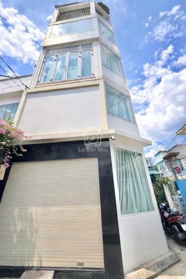 Nhà Nơ Trang Long, Bình Thạnh – giá quanh 11.2 tỷ, nhà lô góc 5 tầng - ảnh 1