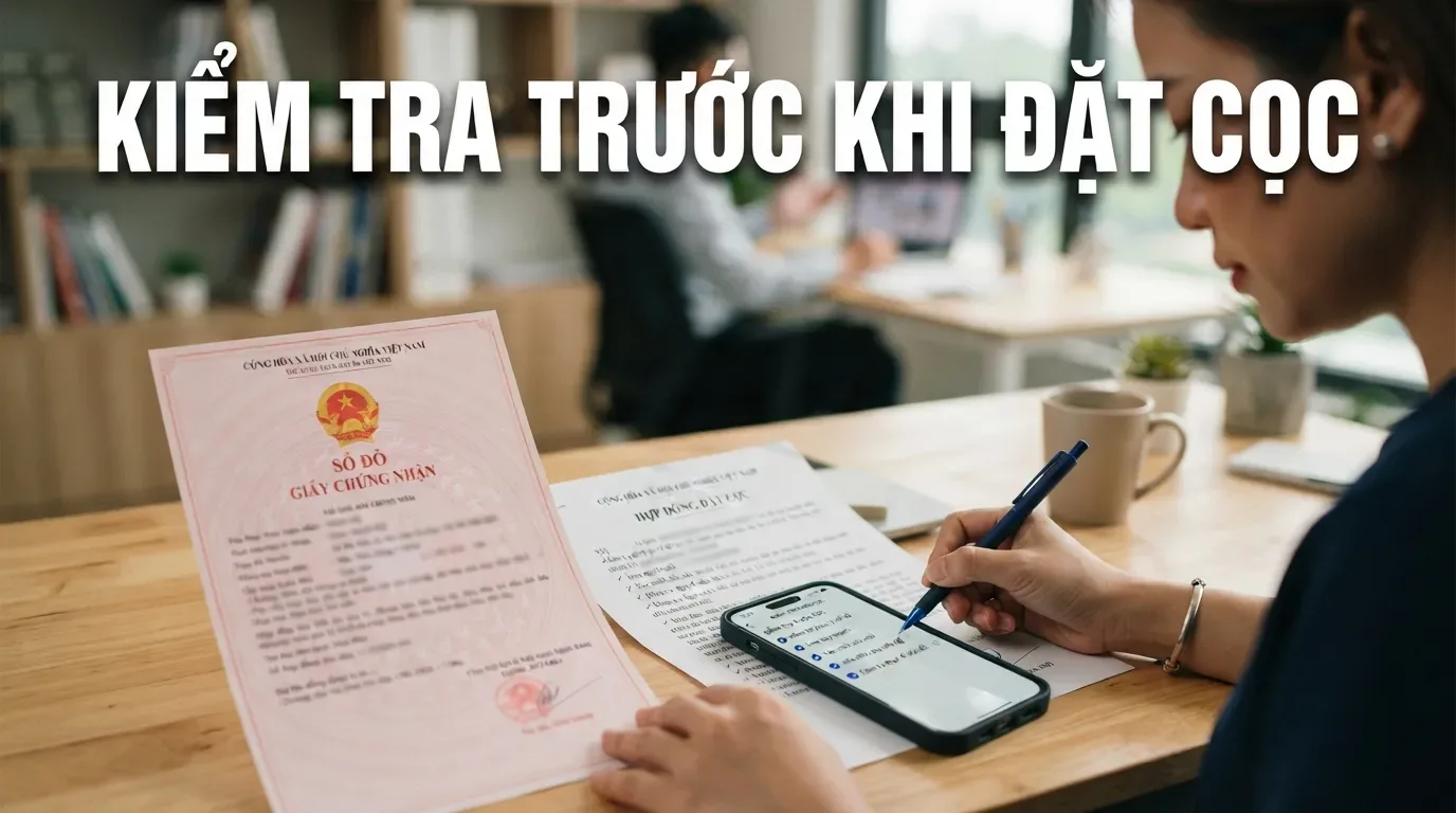 Với nhà sổ chung, kiểm tra hồ sơ trước khi cọc quan trọng hơn việc thương lượng giá. Checklist kiểm tra nhà sổ chung trước khi đặt cọc.
