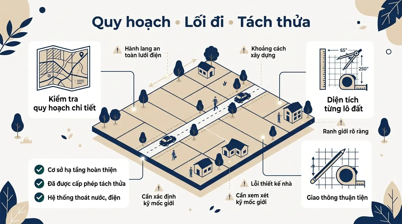 Khả năng tách sổ phụ thuộc vào quy hoạch, diện tích, lối đi và quy định địa phương. Kiểm tra quy hoạch và điều kiện tách thửa nhà sổ chung
