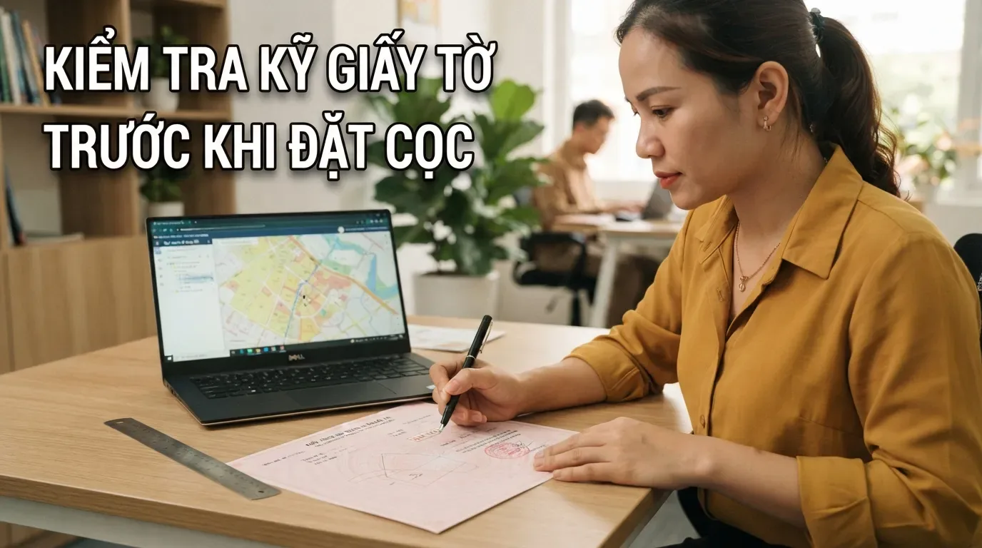Bản gốc giấy chứng nhận là tài liệu đầu tiên cần kiểm tra khi mua nhà sổ chung. Kiểm tra sổ đỏ sổ hồng trước khi mua nhà sổ chung