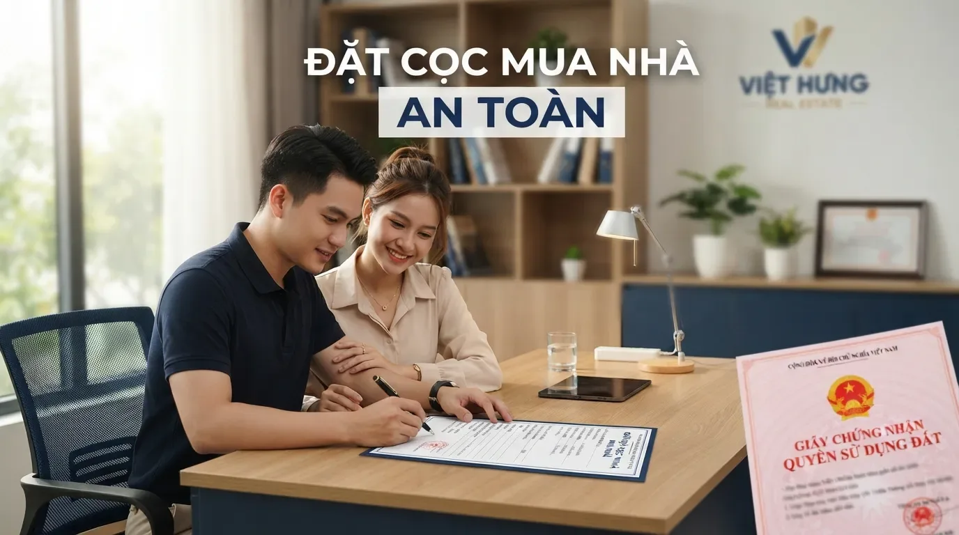 Giấy đặt cọc nên được kiểm tra kỹ trước khi người mua giao tiền. Mẫu giấy đặt cọc mua nhà cho người mua lần đầu.