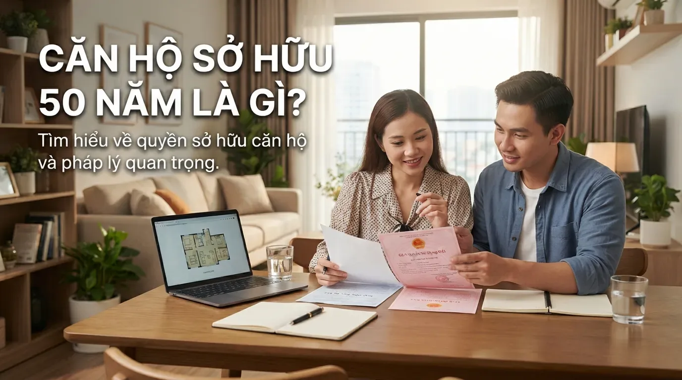 Hiểu đúng khái niệm “50 năm” giúp người mua căn hộ tránh lo lắng không cần thiết. Người mua nhà tìm hiểu sổ hồng chung cư 50 năm.