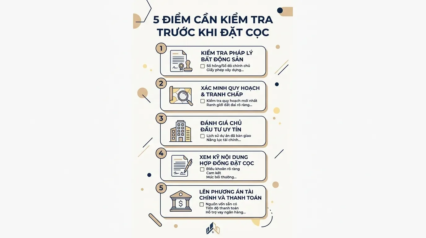 Một checklist ngắn giúp người mua giảm rủi ro khi gặp căn hộ có thời hạn. Checklist kiểm tra pháp lý căn hộ chung cư 50 năm