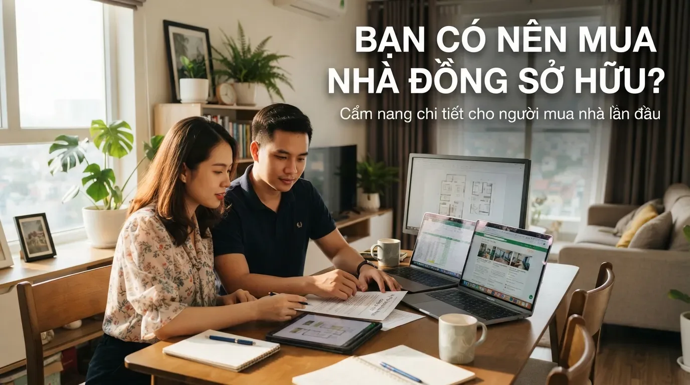 Trước khi quyết định, người mua nên nhìn nhà sổ chung bằng cả cảm xúc và kế hoạch tài chính. Người mua nhà cân nhắc có nên mua nhà sổ chung