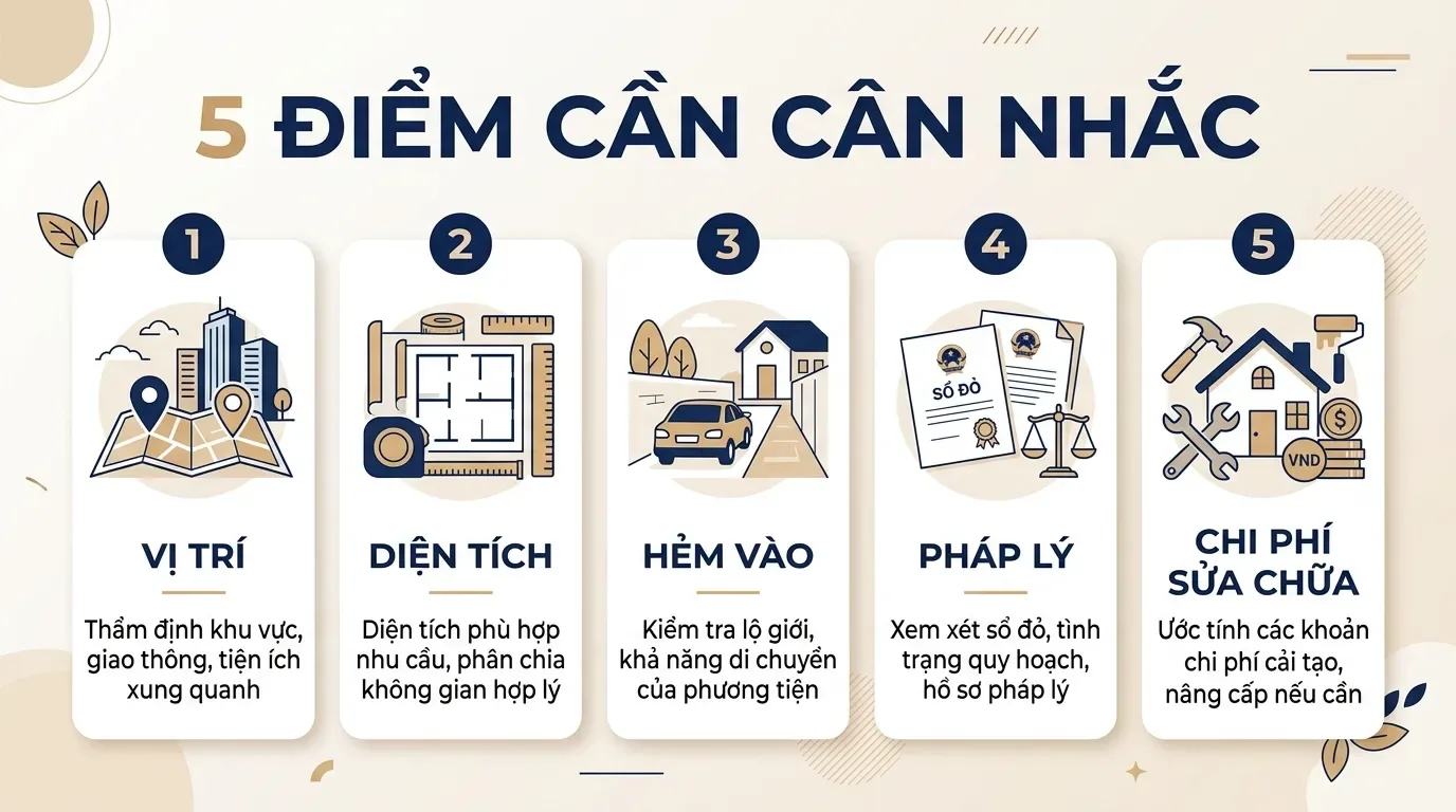 Nhà giá rẻ thường không xấu, nhưng luôn cần hiểu rõ điểm đánh đổi. Các yếu tố cần cân nhắc khi mua nhà sổ hồng riêng giá rẻ