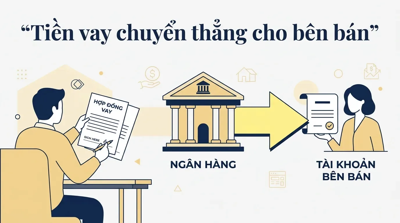 Cơ chế giải ngân hợp đồng mua bán nhà vay ngân hàng.