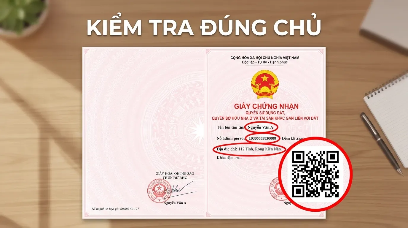 Cách kiểm tra thông tin chủ sở hữu trên sổ hồng