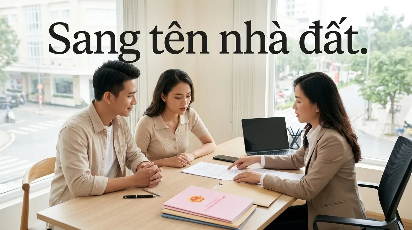 Thủ tục sang tên mua bán nhà đất sau công chứng