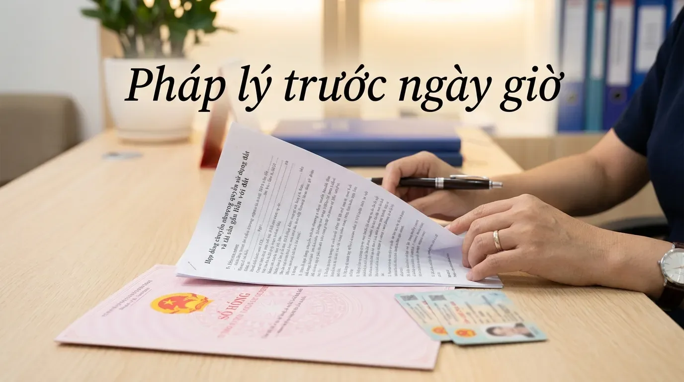 Kiểm tra pháp lý trước khi công chứng mua bán nhà đất.