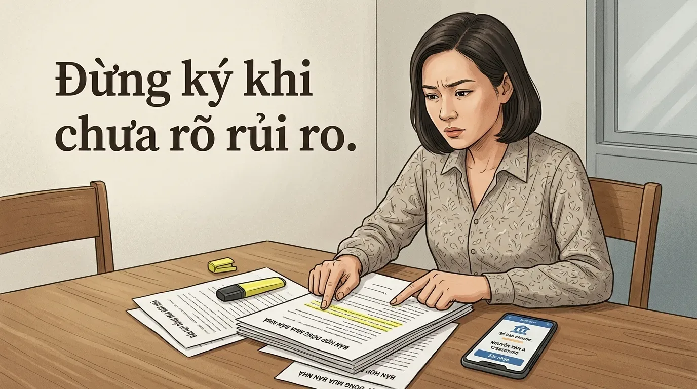 Rủi ro khi mua bán nhà đất không công chứng