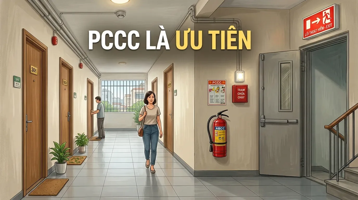 Kiểm tra phòng cháy chữa cháy khi mua chung cư mini