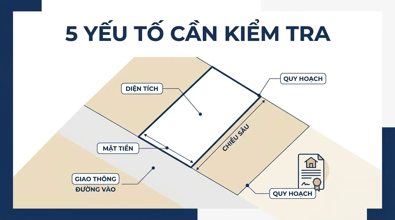Các yếu tố cần kiểm tra khi tách sổ đất.