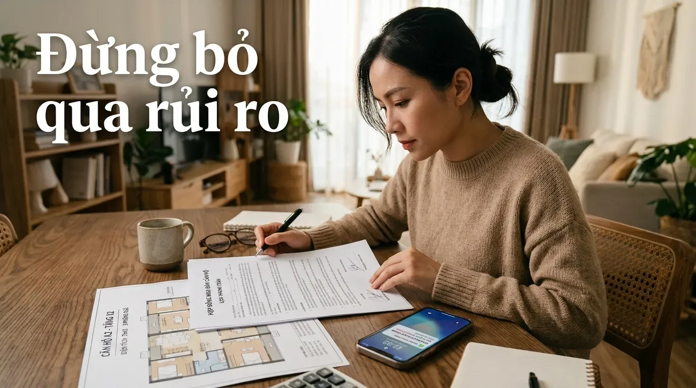 Rủi ro khi vay bằng hợp đồng mua bán nhà chưa có sổ