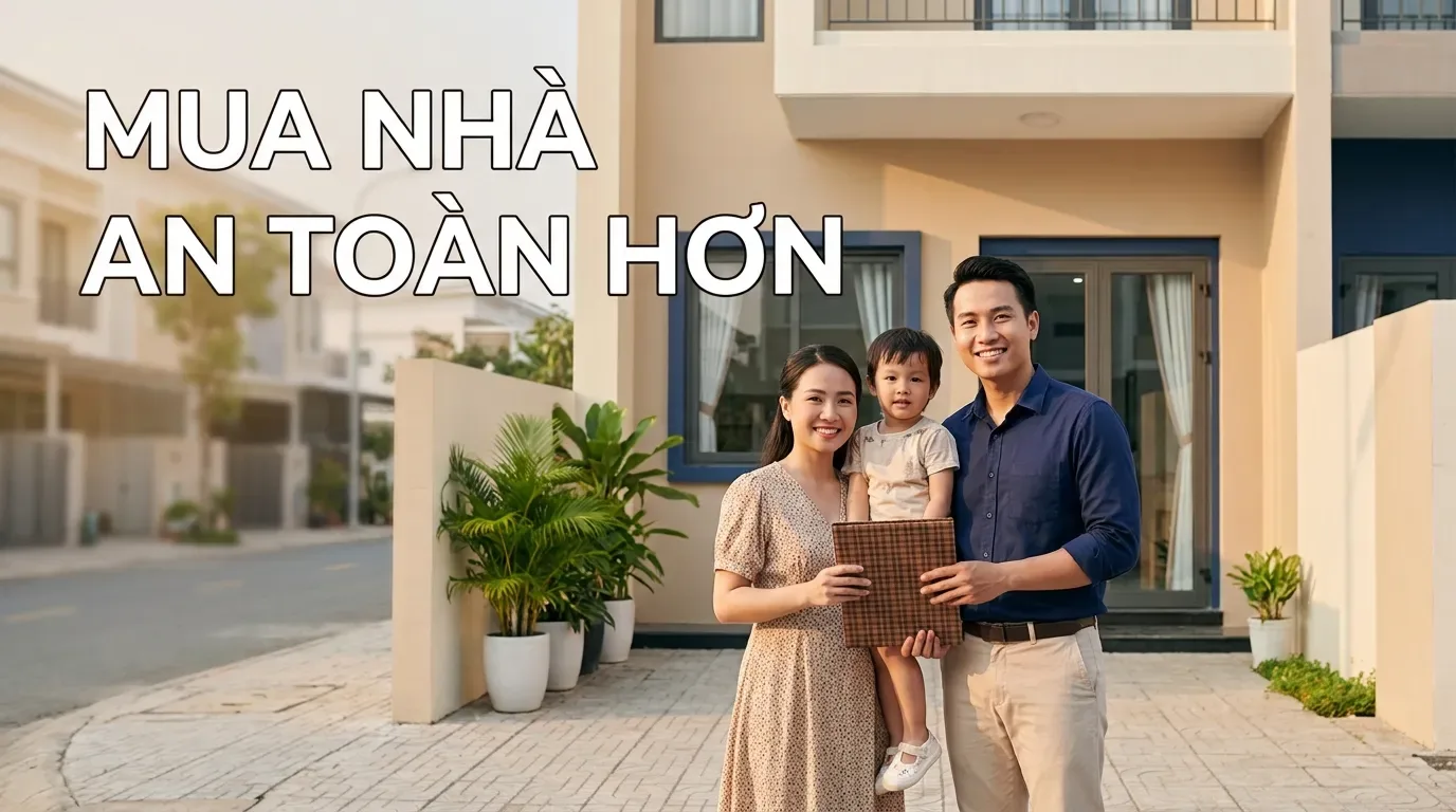 Gia đình mua nhà an toàn với pháp lý rõ ràng.