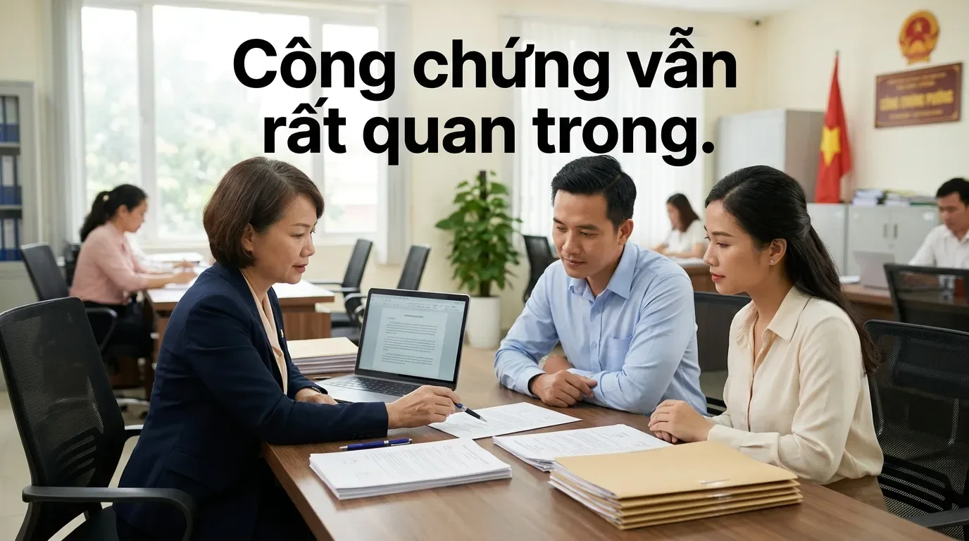 Công chứng hợp đồng mua bán nhà đất