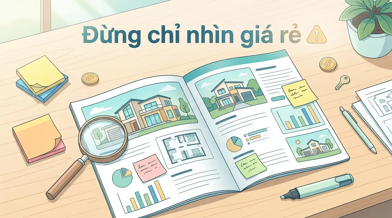 Rủi ro mua nhà sổ chung giá rẻ.