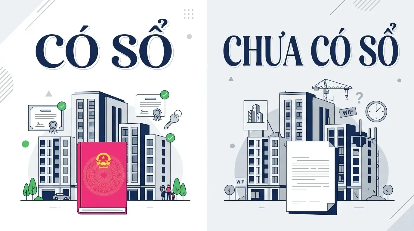 Phân biệt mua bán chung cư có sổ và chuyển nhượng hợp đồng