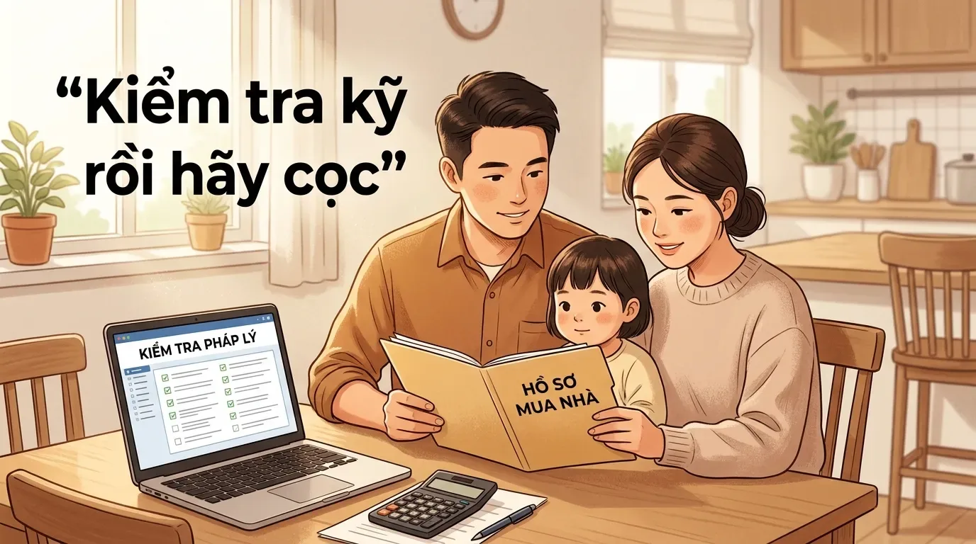 Checklist kiểm tra diện tích đất trước khi đặt cọc mua nhà.