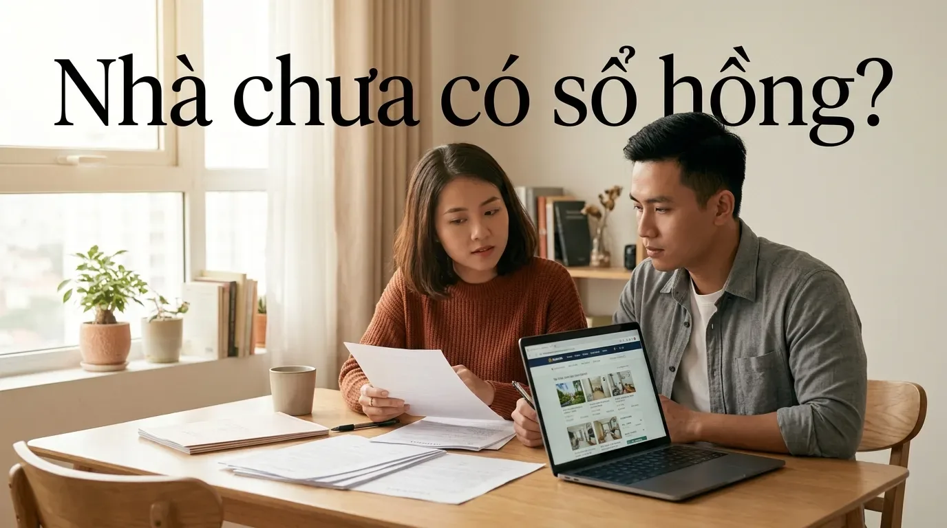 Người mua cân nhắc có nên mua nhà chưa có sổ hồng.