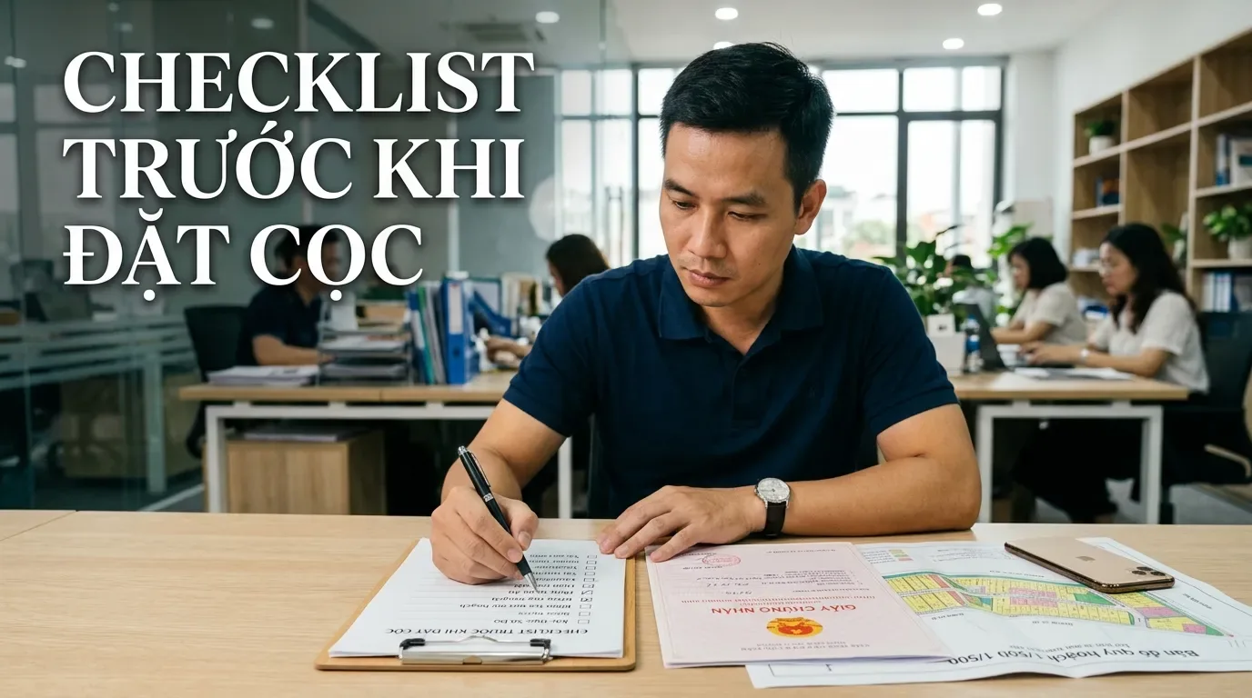 Checklist kiểm tra đất thổ cư trước khi đặt cọc