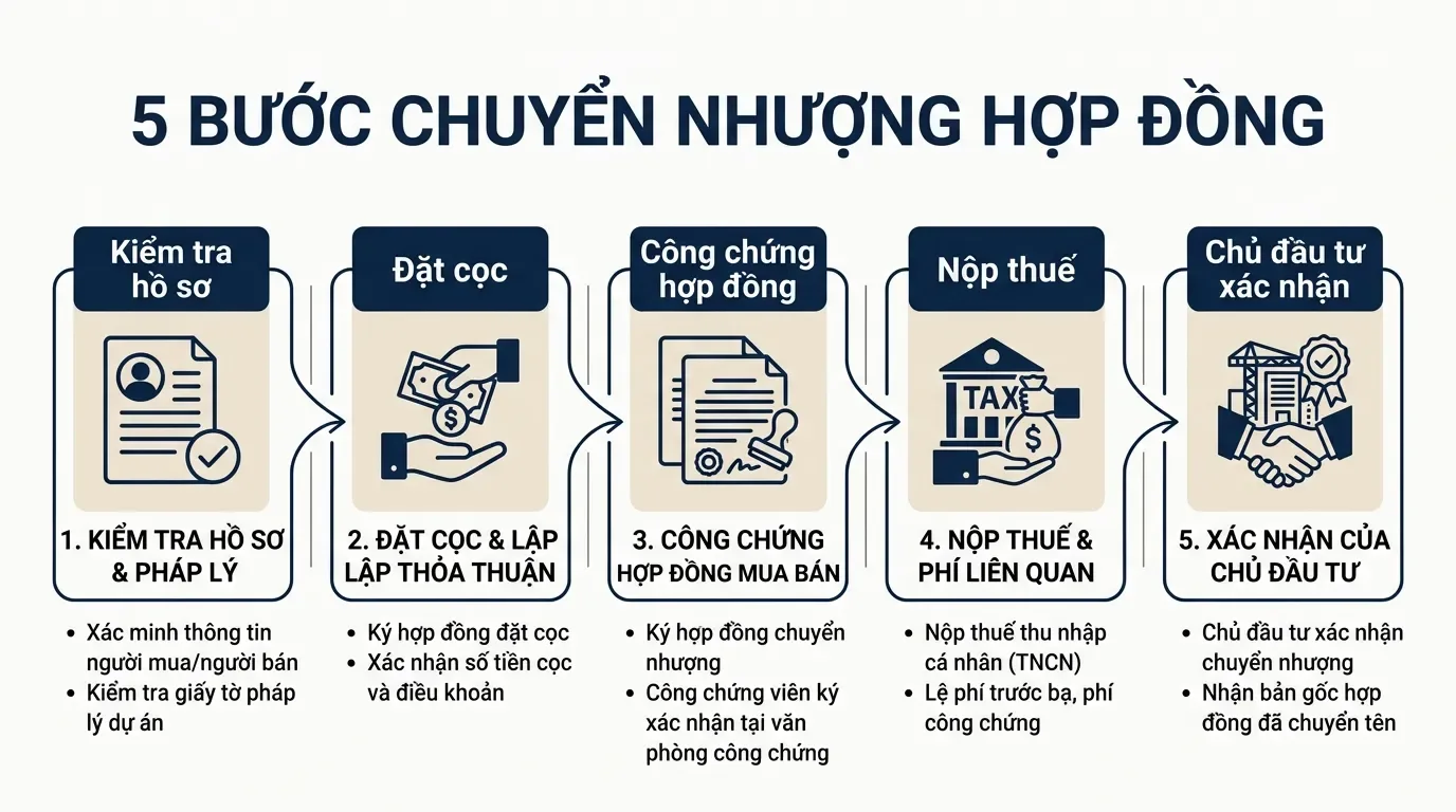Thủ tục chuyển nhượng hợp đồng mua bán nhà ở chung cư