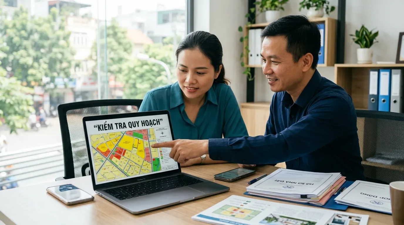 Kiểm tra quy hoạch trước khi mua nhà đất.