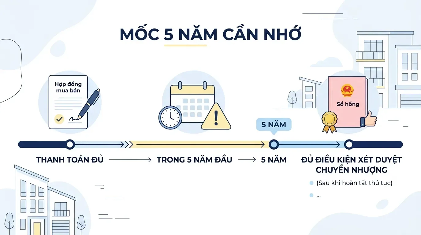 Quy định bán lại nhà ở xã hội sau 5 năm
