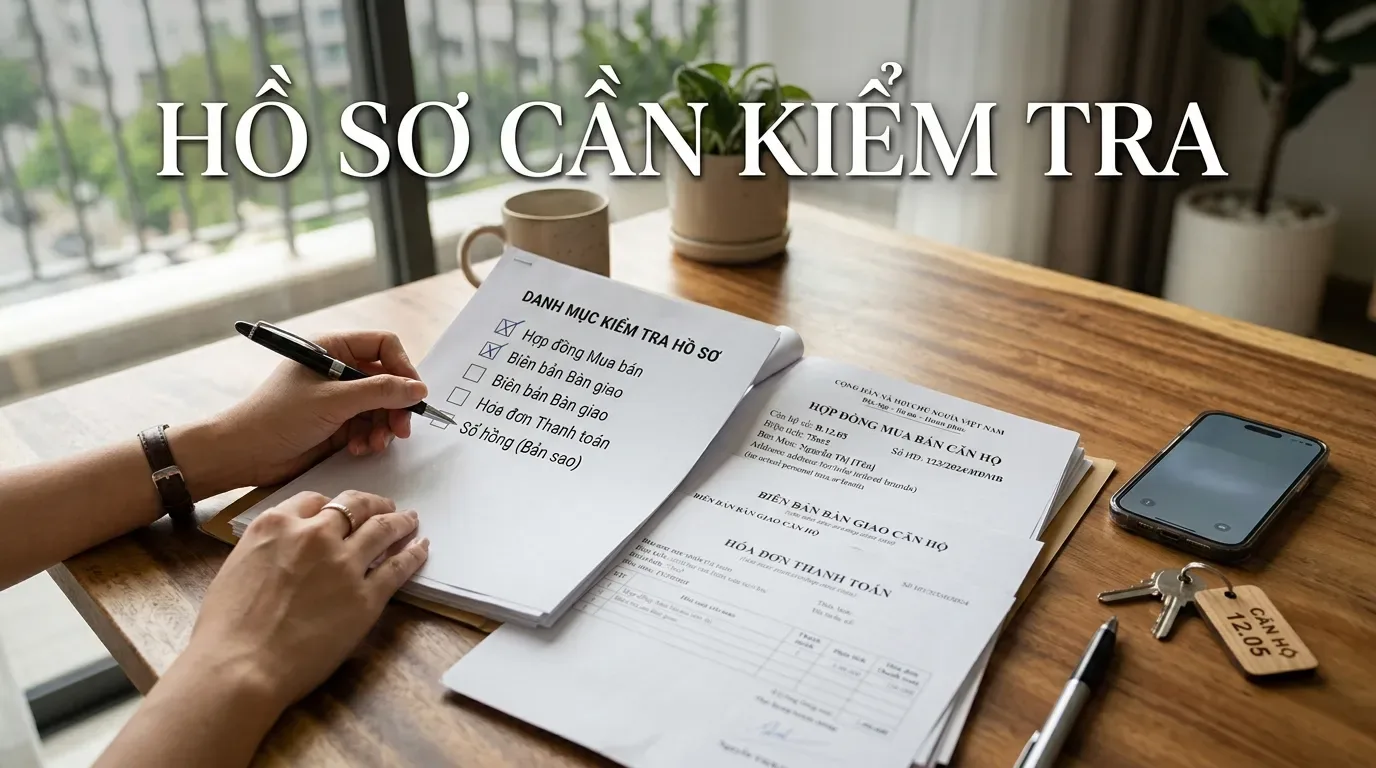Hồ sơ cần kiểm tra khi mua căn hộ chưa sổ