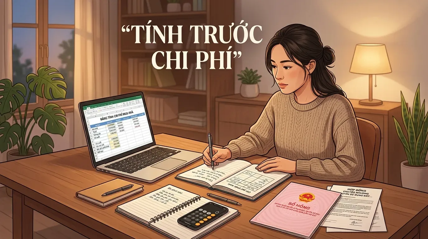 Tính chi phí công chứng và sang tên nhà đất.