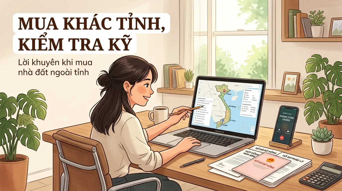 công chứng mua bán nhà đất khác tỉnh