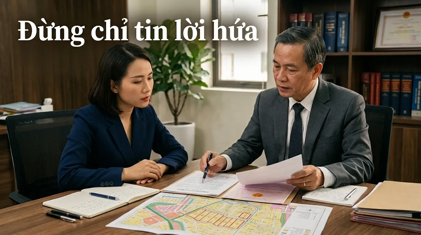 Kiểm tra đất sổ chung trước khi mua đất nhỏ.